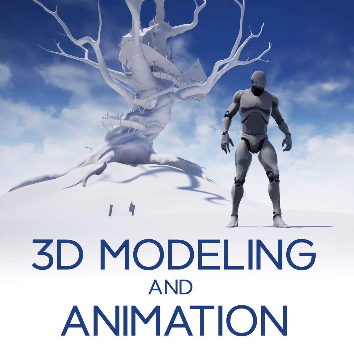 Collection of 3D models and rendered studies