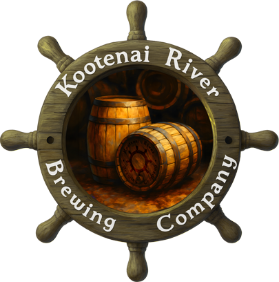 Kootenai River Brewing Company barrel logo