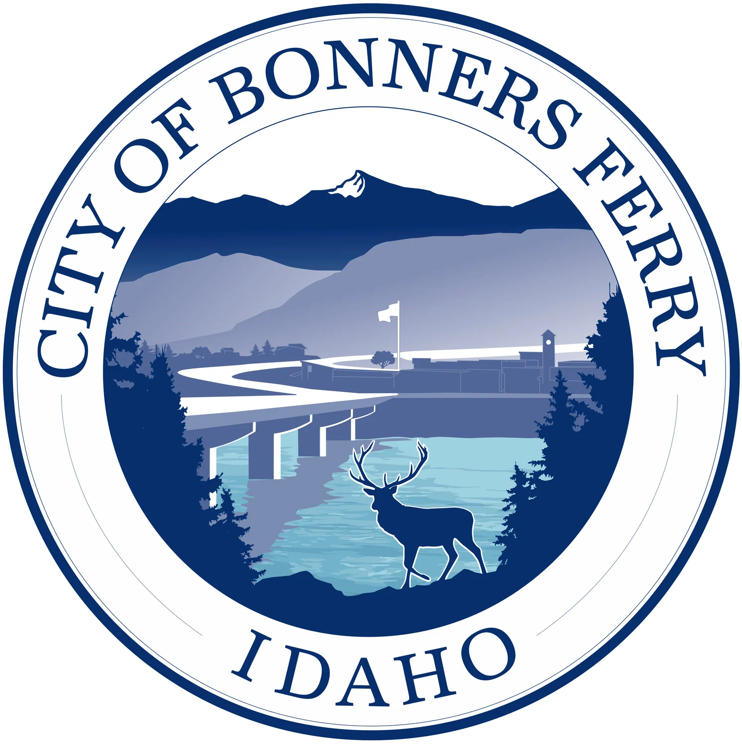 Official City of Bonners Ferry, Idaho identity designed by Vigilante Studios