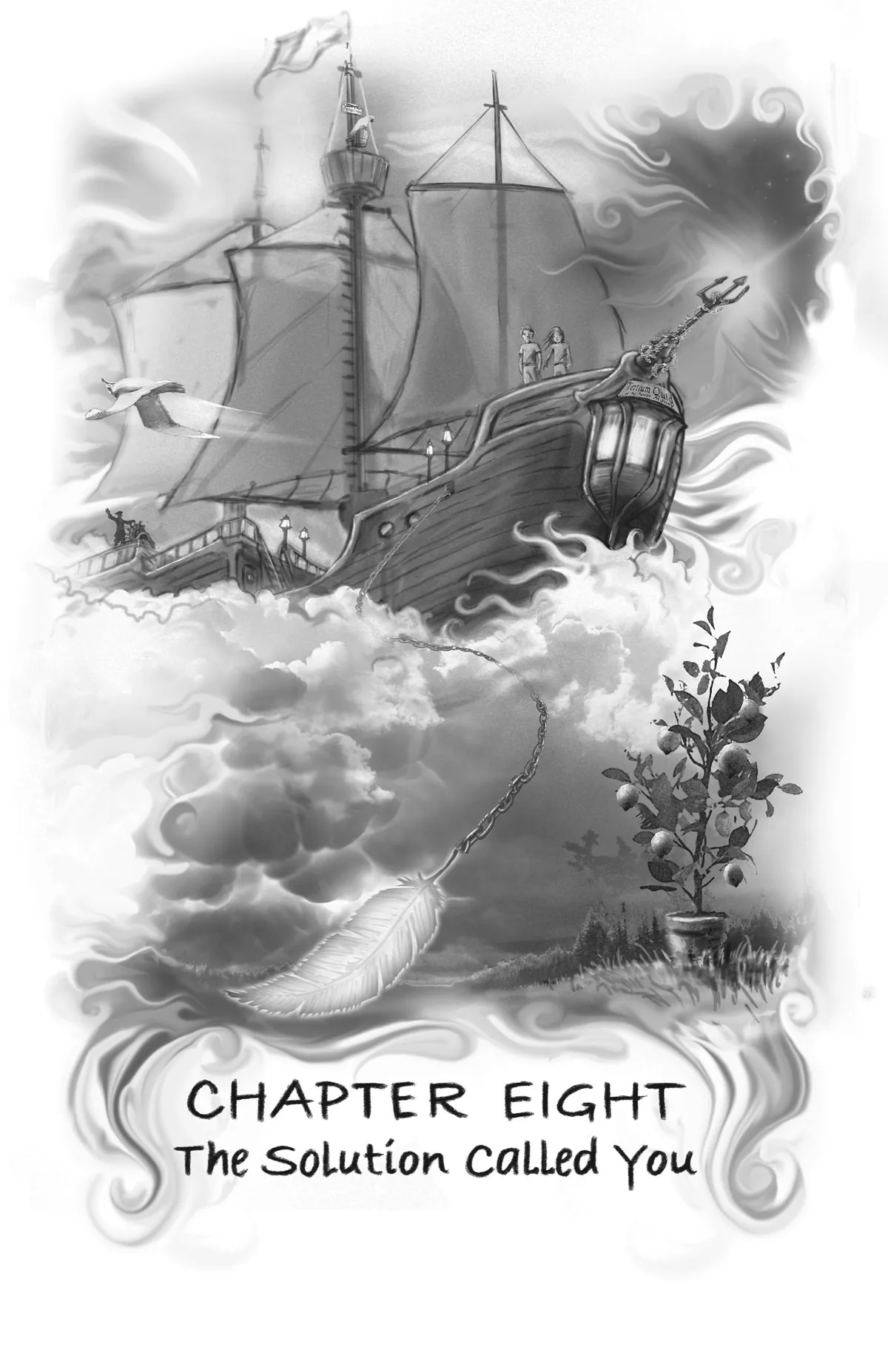 Chapter Eight, The Solution Called You, interior illustration
