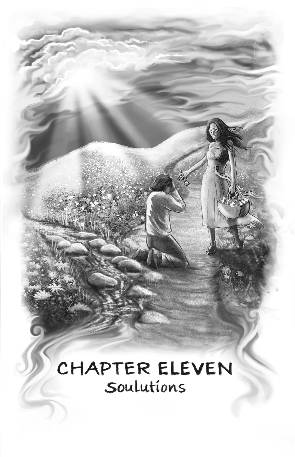 Chapter Eleven, Solutions, interior illustration