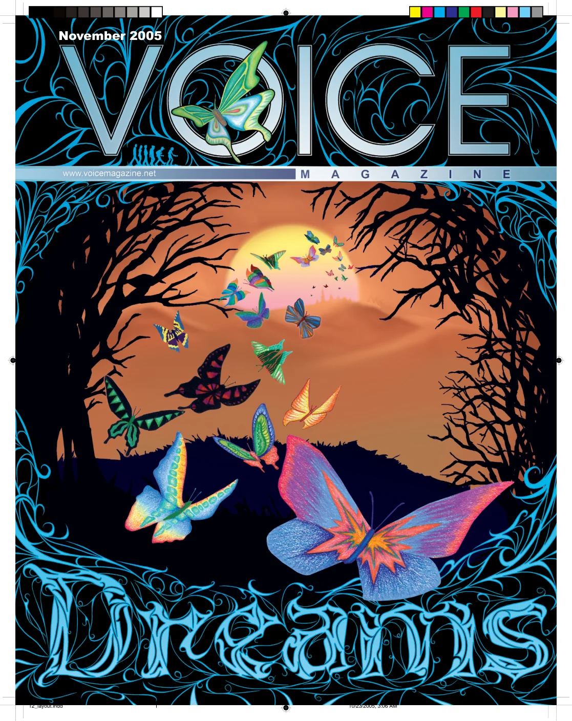 VOICE issue 12 cover titled Dreams